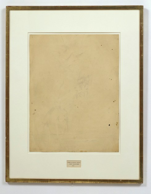 RAUSCHENBERG ERASED